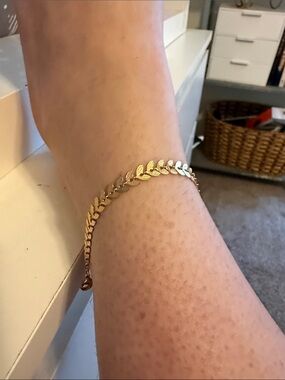 Gold Leaf Anklet/Bracelet
